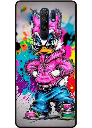 Силіконовий бампер чохол для xiaomi redmi note 8 pro з малюнком daisy duck marvel дейзи дак
