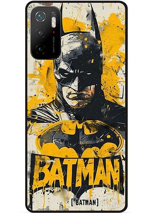 Силіконовий бампер чохол для xiaomi poco m3 pro з малюнком batman dc бэтмен