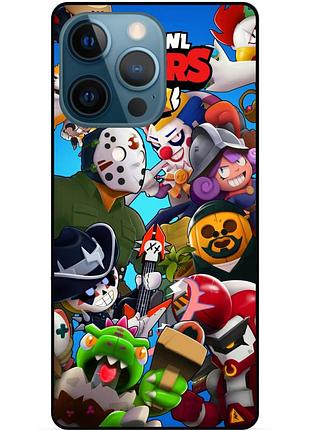 Силиконовый чехол бравл старс brawl stars для xiaomi samsung motorola nokia iphone zte oppo realme vivo бравл старс 3