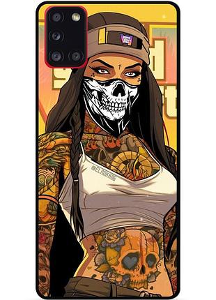 Силіконовий бампер чохол для samsung a71 з малюнком gta гта