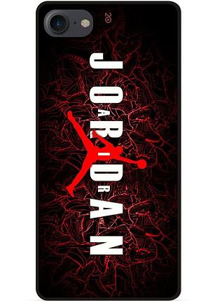 Силіконовий чохол бампер для huawei y5 2018 з малюнком air jordan