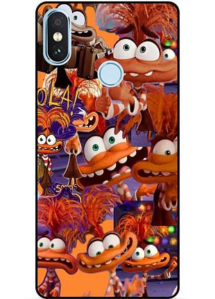 Силіконовий чохол бампер для xiaomi redmi note 6 pro з малюнком головоломка