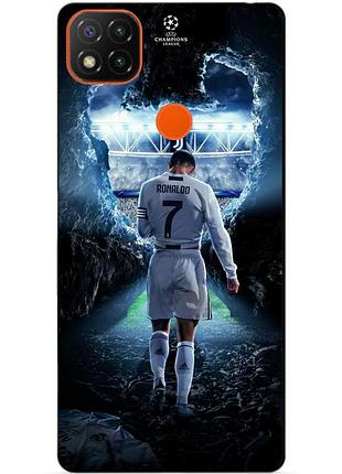 Силиконовый бампер чехол для zte blade 20 smart с рисунком ronaldo роналдо