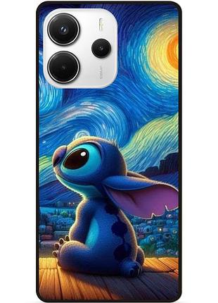 Чехол силиконовый бампер для xiaomi redmi note 14 stitch лило и стич