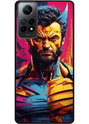 Чехол силиконовый бампер для xiaomi redmi note 11s с рисунком росомаха marvel логан