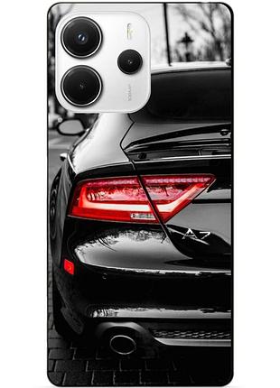 Чехол силиконовый бампер для xiaomi redmi note 14 5g с рисунком audi ауди машина авто