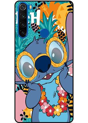 Силіконовий бампер чохол для xiaomi redmi note 8t з малюнком стіч stitch
