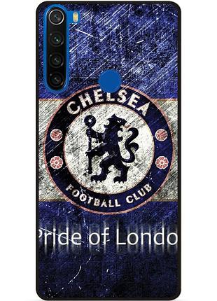Чехол силиконовый бампер для xiaomi redmi note 8t с рисунком челси chelsea