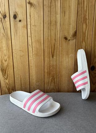 Літні резинові тапки сланці шльопанці сандалі adidas