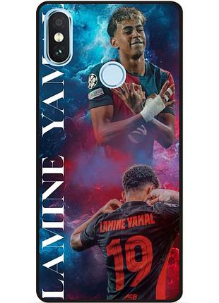 Силиконовый чехол бампер для xiaomi redmi note 5 с рисунком ламин ямаль lamine yamal