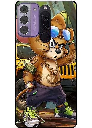 Силіконовий бампер чохол для xiaomi redmi 8 з малюнком том и джерри