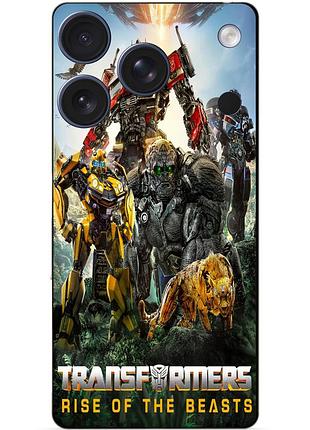 Чехол силиконовый бампер для iphone 17 pro звероботы трансформеры transformers