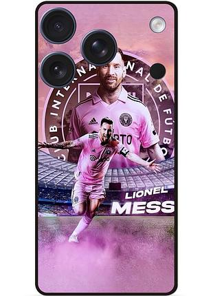 Силіконовий чохол бампер для iphone 17 pro з малюнком leo messi мессі