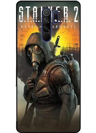 Силіконовий бампер чохол для xiaomi redmi 9 з малюнком stalker сталкер
