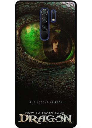 Силиконовый чехол для xiaomi redmi 9 с рисунком как приручить дракона dragon