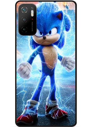 Чехол силиконовый бампер для xiaomi poco m3 pro соник sonik