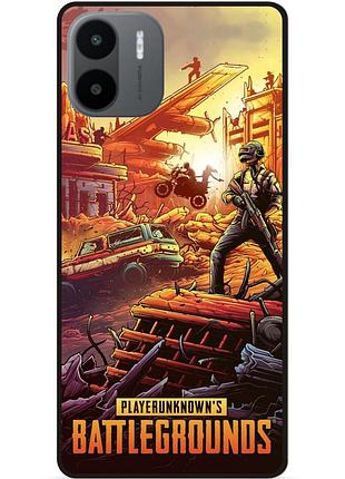 Силиконовый чехол бампер для xiaomi redmi a2 puвg пабг