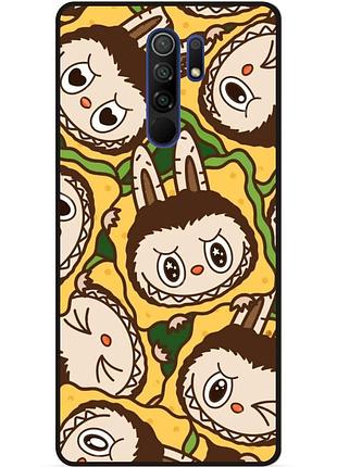 Силіконовий бампер чохол для xiaomi redmi 9 з малюнком лабубу labubu