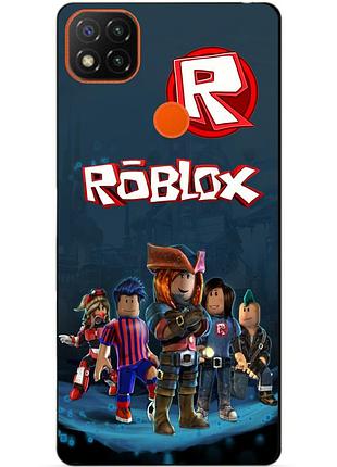 Силиконовый бампер чехол для zte blade 20 smart с рисунком roblox роблокс
