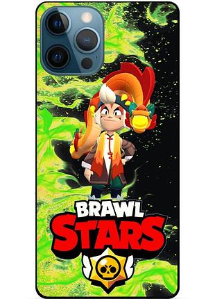 Силиконовый чехол с героем бравл старс brawl stars для xiaomi samsung motorola iphone zte oppo realme nokia честер 3
