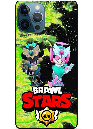 Силиконовый чехол с героем бравл старс brawl stars для xiaomi samsung motorola iphone zte oppo realme nokia ларри и лори 3
