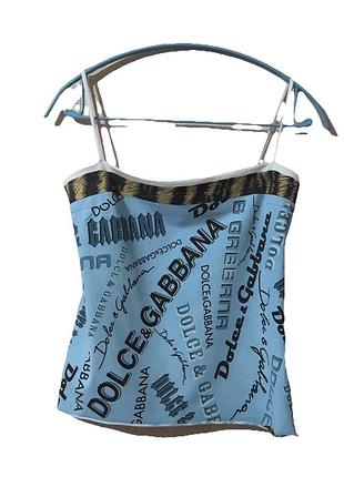 Dolce & gabbana вінтажний топ
