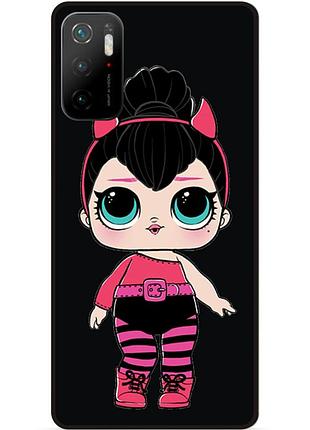 Силіконовий чохол бампер для xiaomi poco m3 pro з малюнком лялечка лол lol