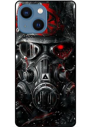 Чехол силиконовый бампер для iphone 14 с рисунком сталкер stalker