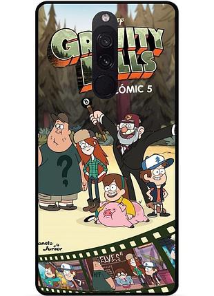 Силиконовый чехол бампер для xiaomi redmi 8 с рисунком гравити фолз gravity falls