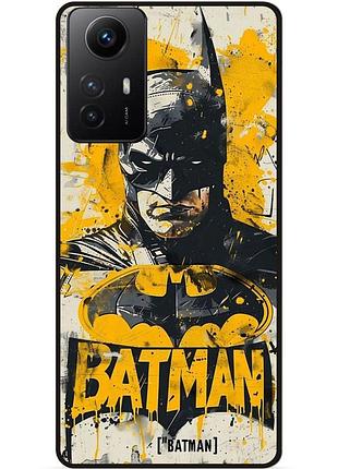 Силіконовий бампер чохол для xiaomi redmi note 12s з малюнком batman dc бэтмен