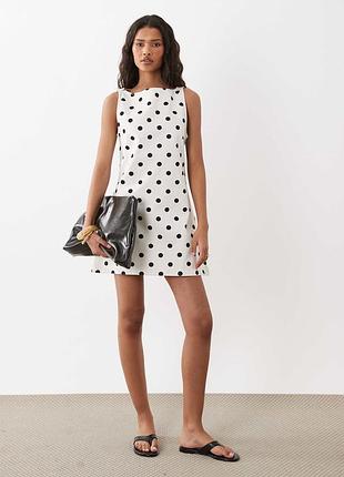 Джисновий сарафан asos