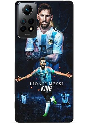 Силіконовий чохол бампер для xiaomi redmi note 11 pro з малюнком messi or мессі