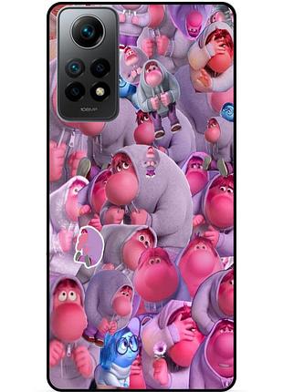 Чехол силиконовый бампер для xiaomi poco x4 pro 5g с рисунком головоломка стыд