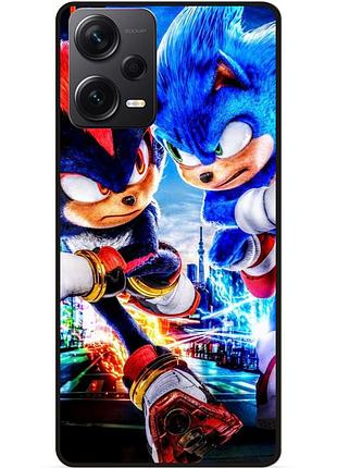 Силиконовый чехол бампер для xiaomi redmi note 12 pro 5g sonik соник