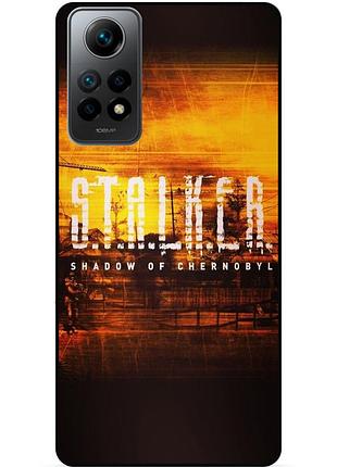 Чехол силиконовый бампер для xiaomi redmi note 11 pro с рисунком stalker сталкер