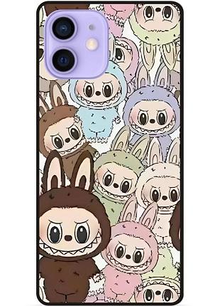 Чехол силиконовый бампер для iphone 11 с картинкой labubu лабубу