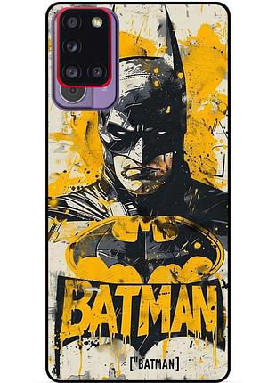 Чехол силиконовый бампер для samsung m21 с рисунком batman dc бэтмен