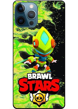 Чохол із героєм леон brawl бравл старс brawl stars для xiaomi samsung motorola nokia iphone zte oppo realme леон меха