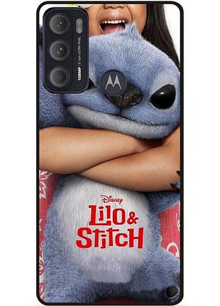 Силіконовий бампер чохол для motorola moto g60 стіч stitch