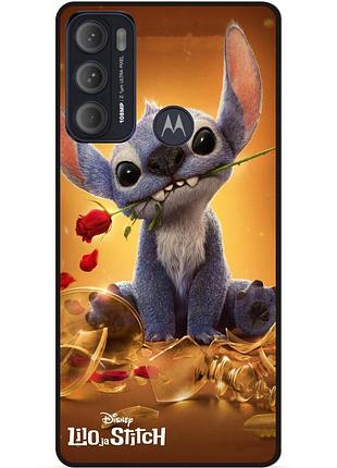 Силіконовий бампер чохол для motorola moto g60 стіч stitch