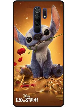 Силіконовий бампер чохол для xiaomi redmi 9 стіч stitch