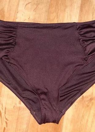 Плавки в рубчик высокая посадка primark uk 18 eur 46