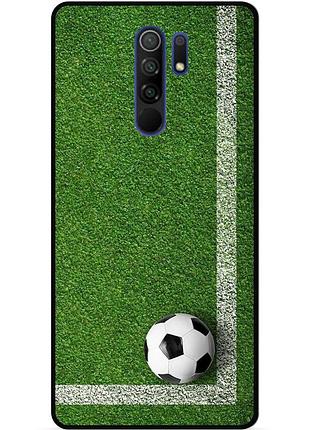 Силіконовий чохол бампер для xiaomi redmi note 8 pro з малюнком футбол мяч