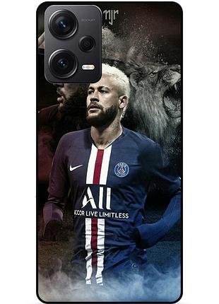 Силиконовый бампер чехол для xiaomi redmi note 12 pro 5g с рисунком neymar неймар