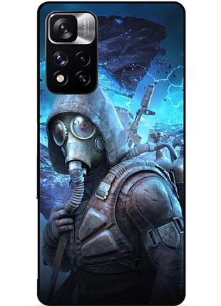 Силіконовий бампер чохол для xiaomi redmi note 11 pro plus 5g з малюнком stalker сталкер
