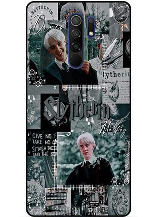 Чехол силиконовый для xiaomi redmi 9 с рисунком slytherin слизерин драко малфой гарри поттер harry