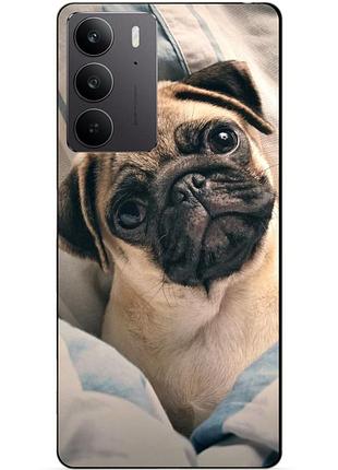Силіконовий чохол бампер для realme c75 з малюнком фото мопс