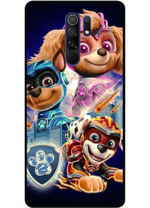 Чехол силиконовый для xiaomi redmi 9 щенячий патруль