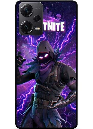 Силиконовый чехол бампер для xiaomi redmi note 12 pro plus с картинкой fortnite фортнайт