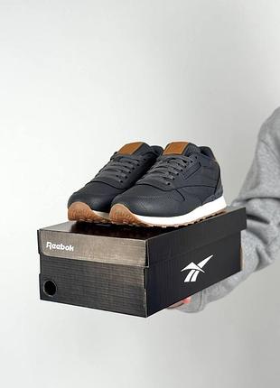 Reebok classic leather grey brown 5
